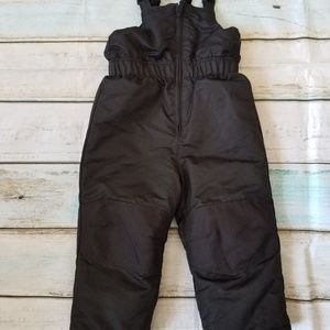 Healthtex black snow bib suit 3t